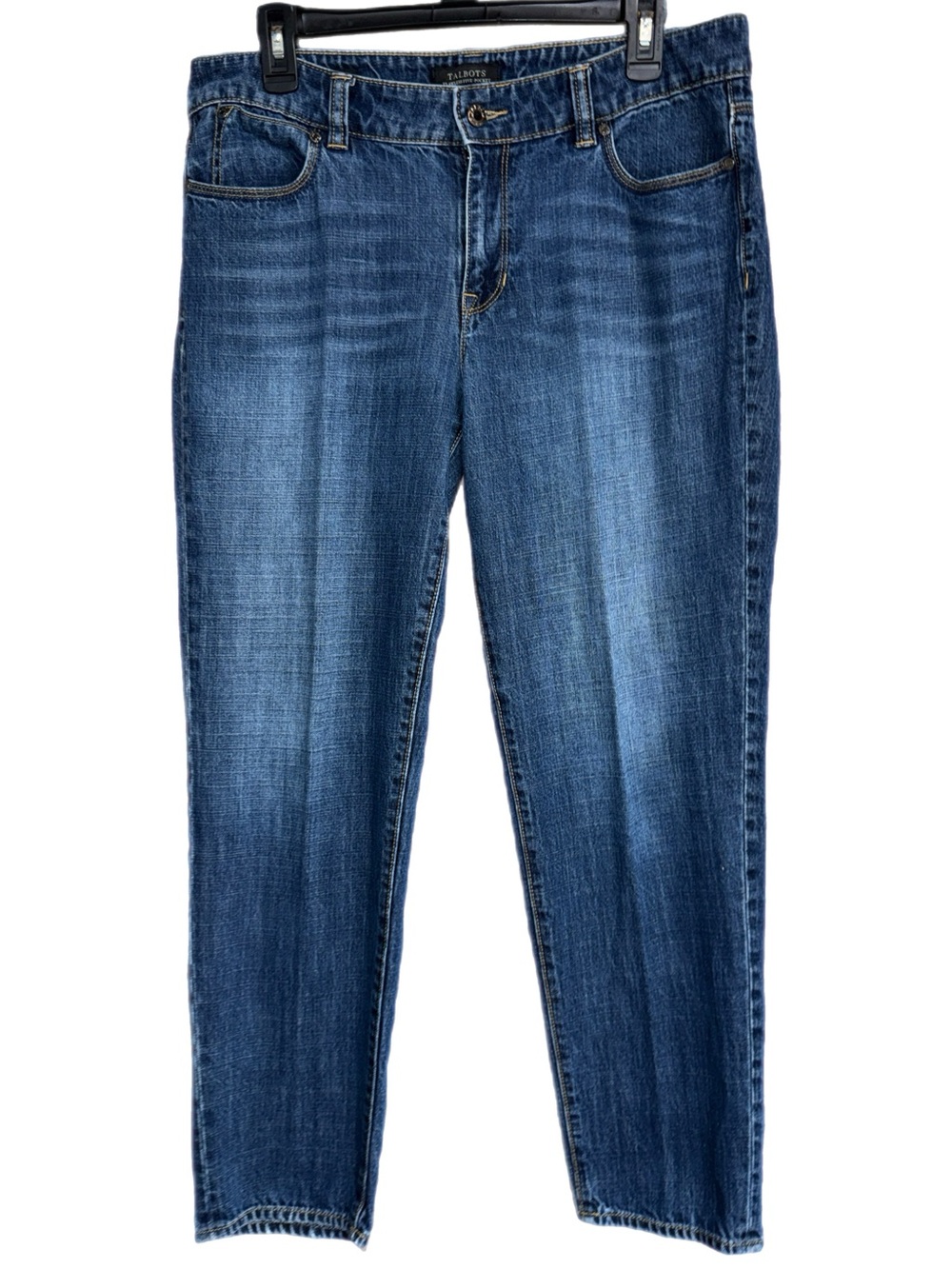 Talbots - Flawless Five‑Pocket Boyfriend Jeans -‎ Size 10 - 100% Cotton